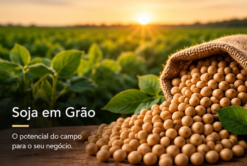 Soja em grão